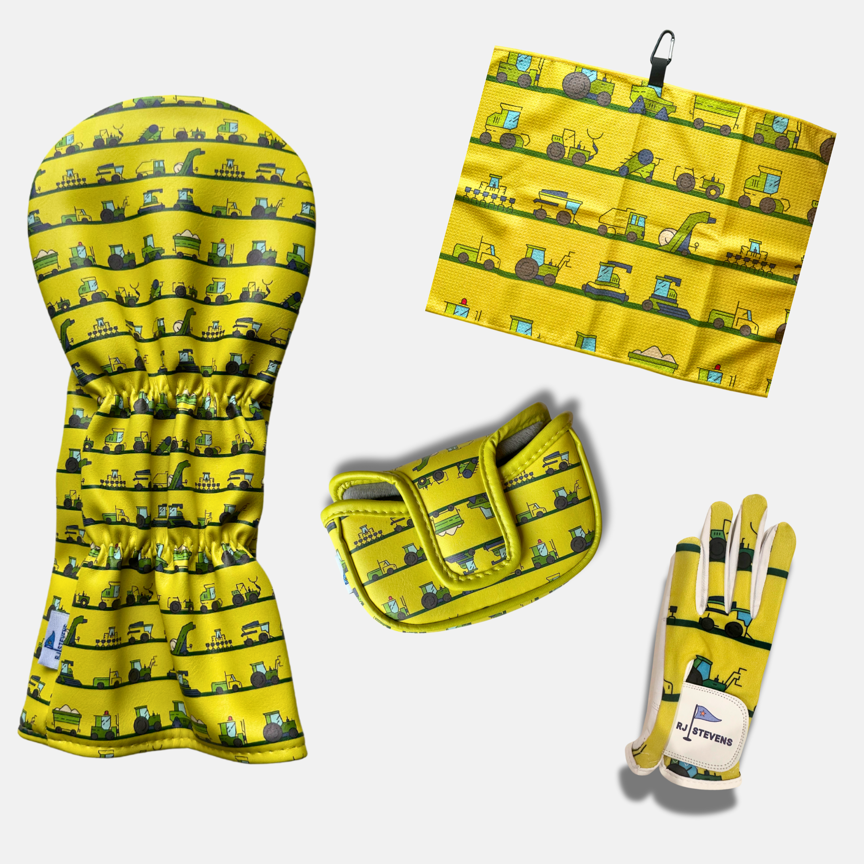 Yellow Tractor Mallet Bundle